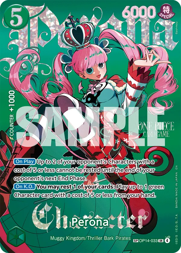 Perona special rare card from EB-05 Heroines Edition Vol. 2
