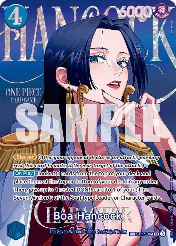 Boa Hancock special rare card from EB-05 Heroines Edition Vol. 2