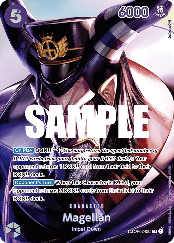 Magellan SP card from OP-04 Kingdoms of Intrigue