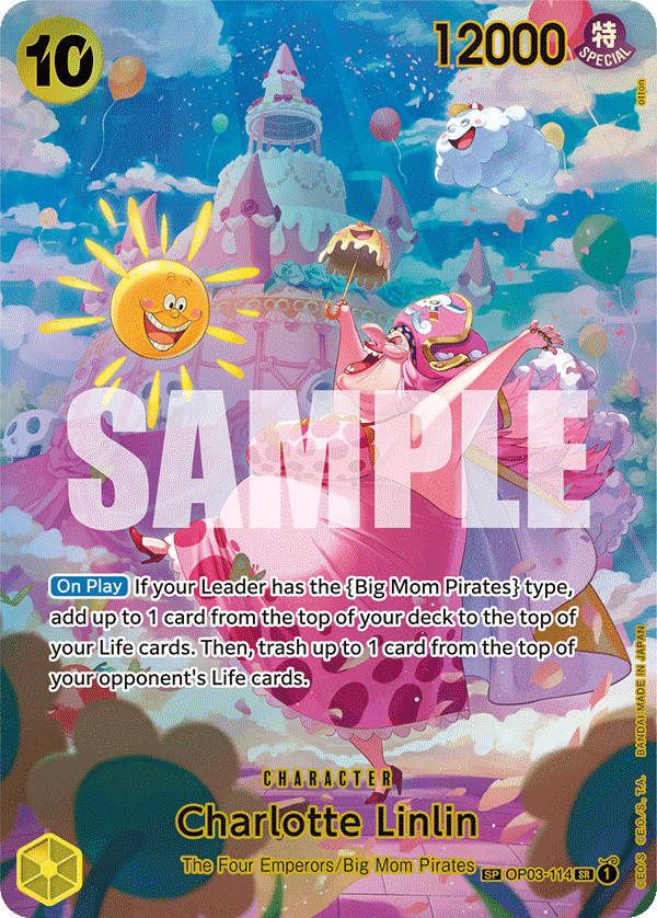 Charlotte Linlin SP card from OP-06 Wings of the Captain