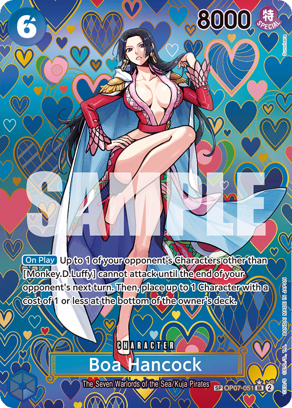 Boa Hancock special rare card from OP-09 Emperors in the New World