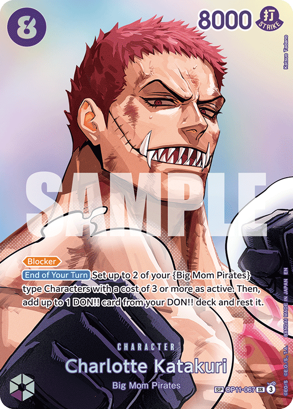 Charlotte Katakuri SP card from OP-16